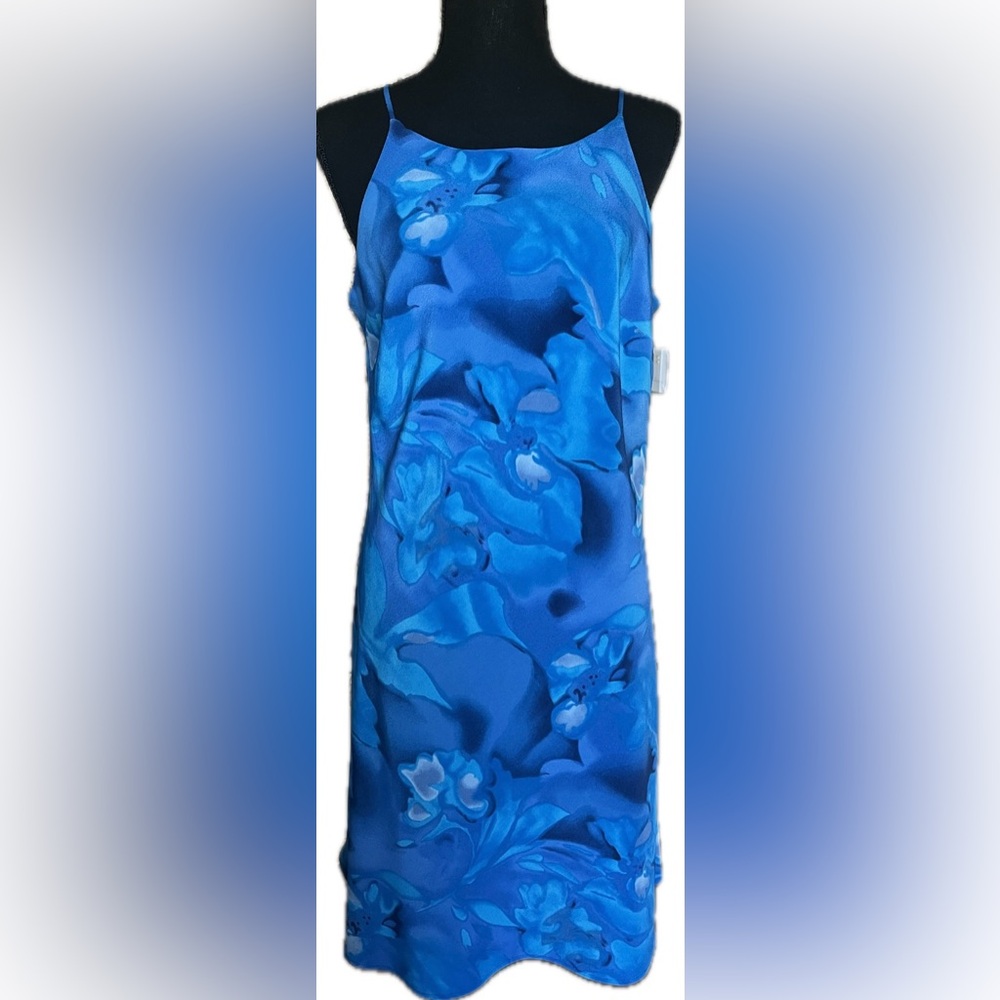 Expressions Blue sleeveless Dress. Excellent condition. Women’s Size 11/12